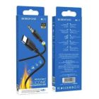 Аудіокабель BOROFONE BL18 Type-C silicone digital audio conversion cable Black