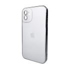 Чохол для смартфона AG Glass Sapphire Frame MagSafe Logo for Apple iPhone 12 White