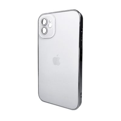 Чохол для смартфона AG Glass Sapphire Frame MagSafe Logo for Apple iPhone 12 White