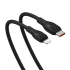 Кабель Baseus Pudding Series Fast Charging Cable Type-C to iP 20W 1.2m Cluster Black