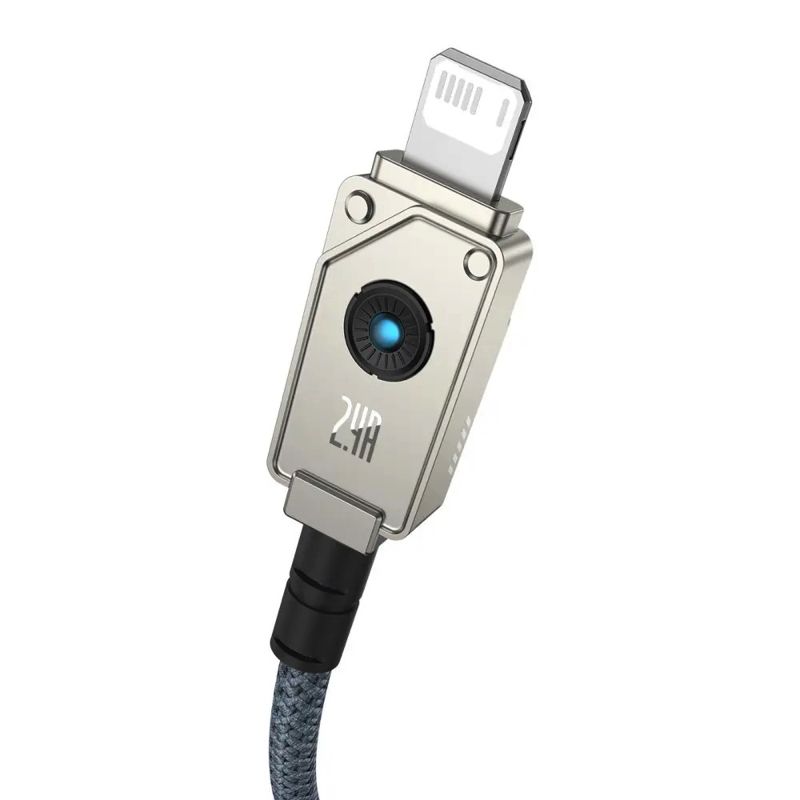 Кабель Baseus Unbreakable Series Fast Charging Data Cable USB to iP 2.4A 2m Stellar White