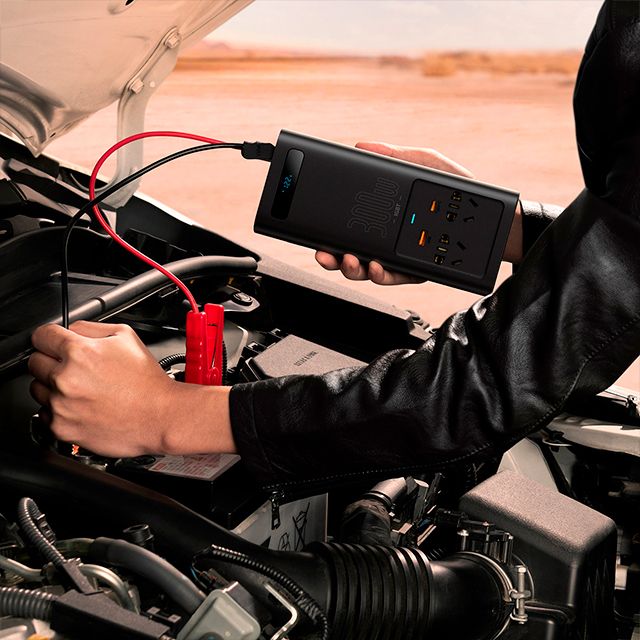 Автомобільний інвертор Baseus IGBT Power Inverter 300W (110V US/JP ) Black