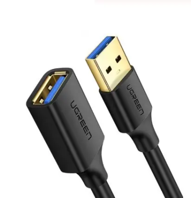 Подовжувач UGREEN US129 USB 3.0 Extension Male Cable 1.5m (Black)(UGR-30126)
