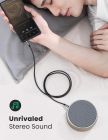 Аудіокабель UGREEN AV112 3.5mm Male to 3.5mm Male Cable Gold Plated Metal Case with Braid 1m (Black)(UGR-50361)