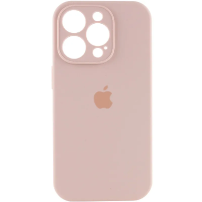Чохол для смартфона Silicone Full Case AA Camera Protect for Apple iPhone 14 Pro Max 15,Pink Sand