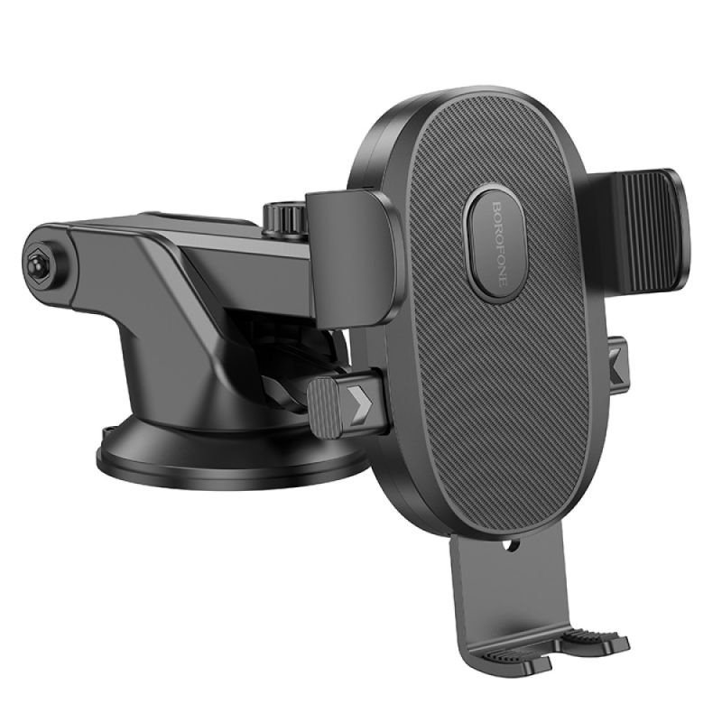 Автотримач для телефона BOROFONE BH93 Grand one-button car holder(center console) Black