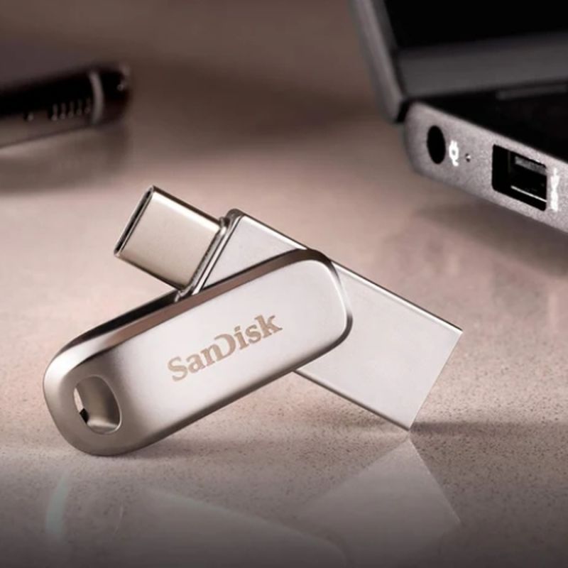 Флеш-накопичувач SanDisk USB 3.1 Ultra Dual Luxe Type-C 256Gb (150 Mb/s)