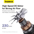 Портативний насос  для матраців Baseus PocketGo Portable Air Pump Stellar White