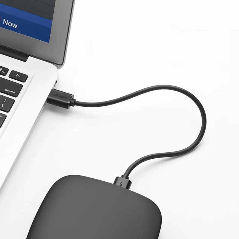 Кабель UGREEN US102 USB 2.0 A Male to A Male Cable 1m (Black)(10309)