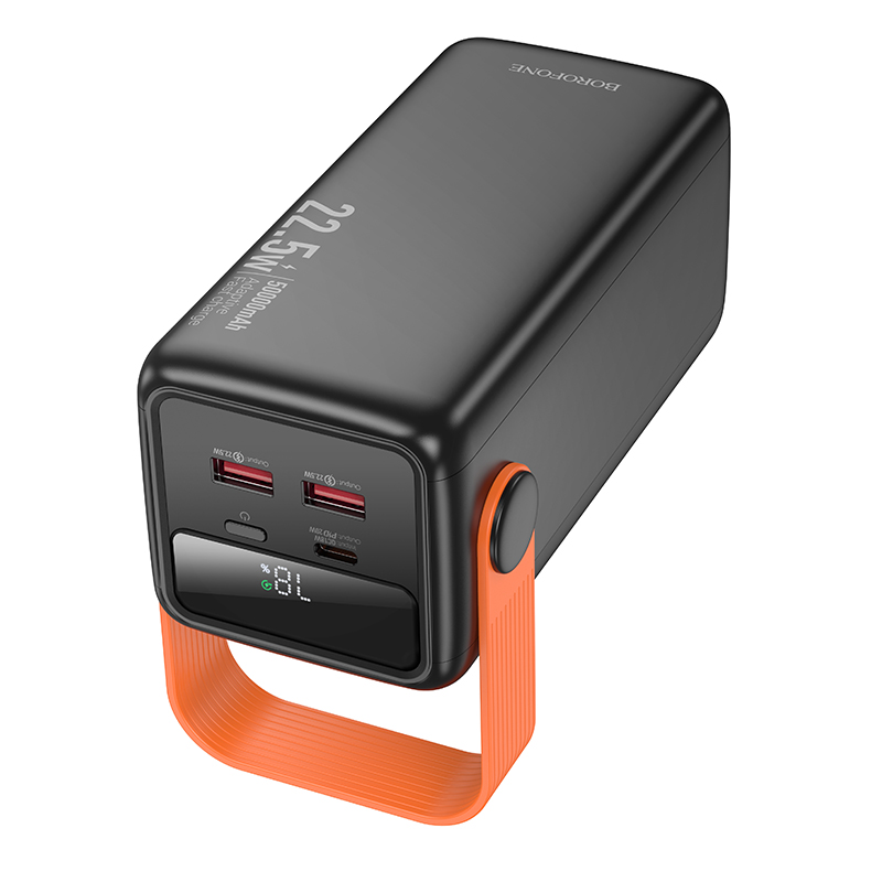 Зовнішній акумулятор BOROFONE BJ66A Magnifico 22.5W+PD20W fully compatible power bank (50000mAh) Black