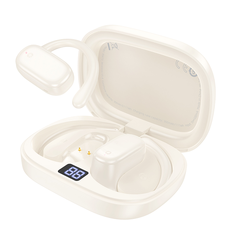 Бездротові навушники BOROFONE BW73 Lucky Open True Wireless BT headset Milky White