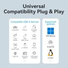 USB-хаб Vention 4-Port USB 3.0 Hub With Power Supply 0.15M Black (CHLBB)