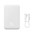 Зовнішній акумулятор Baseus Magnetic Mini Wireless Fast Charge Power Bank 20000mAh 20W White