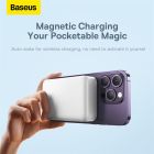 Зовнішній акумулятор Baseus Magnetic Mini Wireless Fast Charge Power Bank 20000mAh 20W White