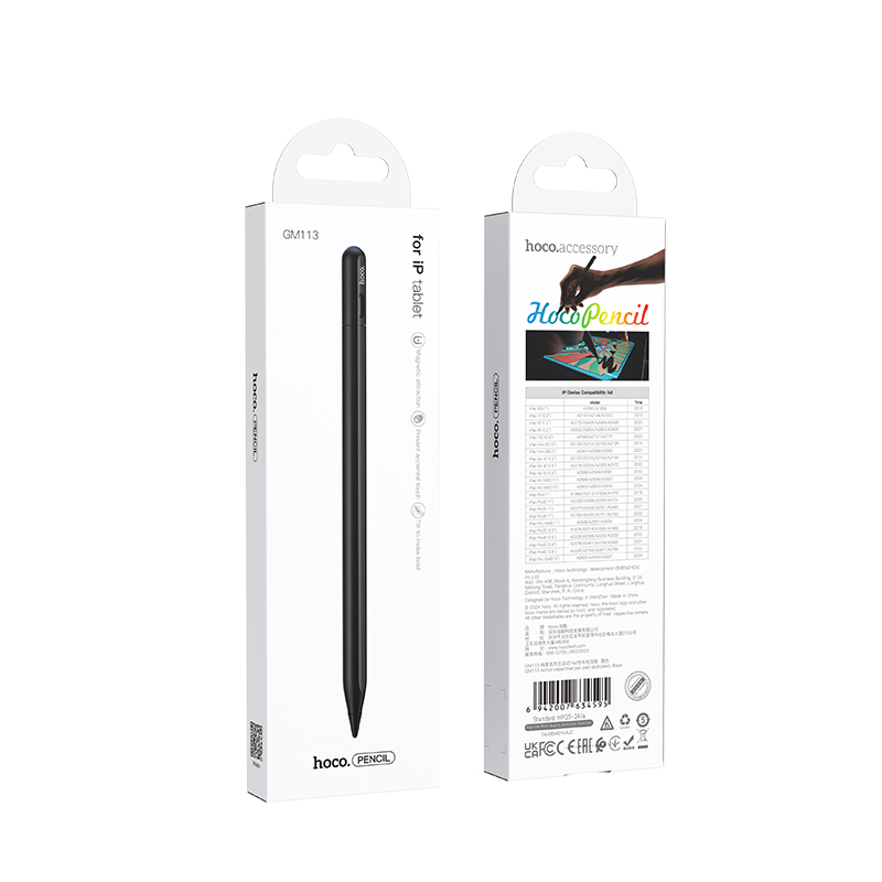 Стилус HOCO GM113 Active capacitive pen pad dedicated Black
