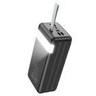 Зовнішній акумулятор HOCO J86B Electric 22.5W fully compatible power bank(60000mAh) Black