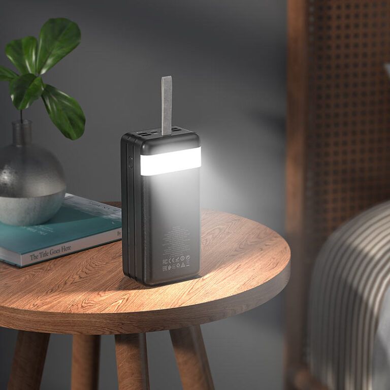 Зовнішній акумулятор HOCO J86B Electric 22.5W fully compatible power bank(60000mAh) Black