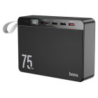 Зовнішній акумулятор HOCO J94 Overlord 22.5W fully compatible power bank(75000mAh) Black