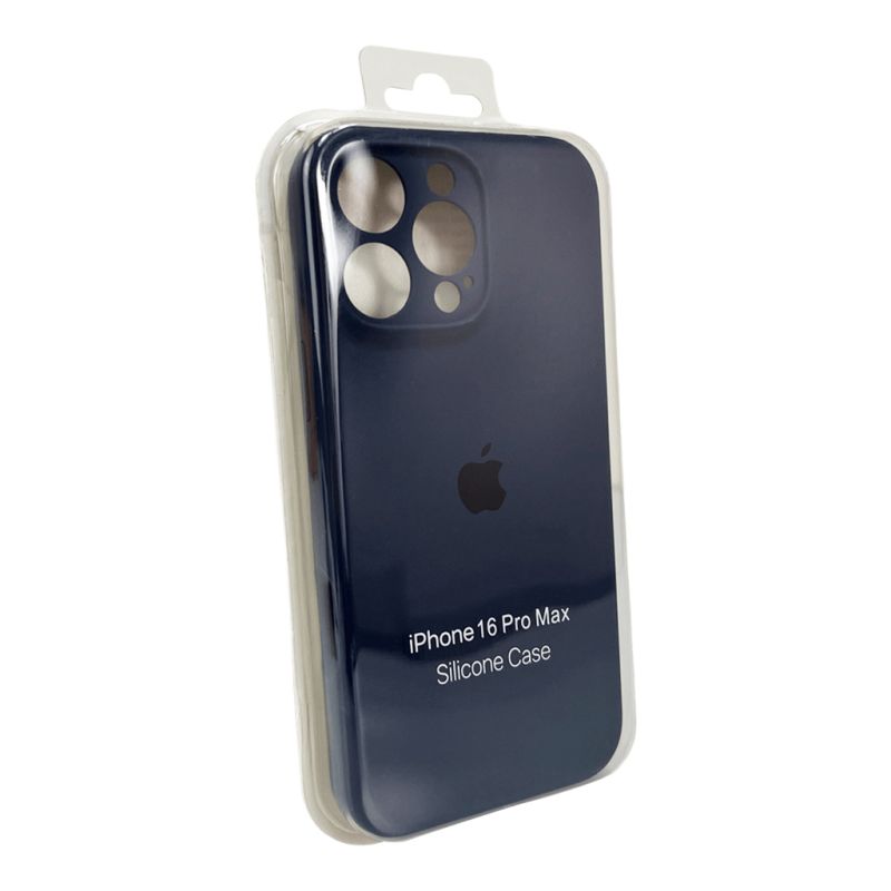 Чохол для смартфона Silicone Full Case AA Camera Protect for Apple iPhone 16 Pro Max 7,Dark Blue