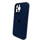 Чохол для смартфона Silicone Full Case AA Camera Protect for Apple iPhone 16 Pro Max 7,Dark Blue