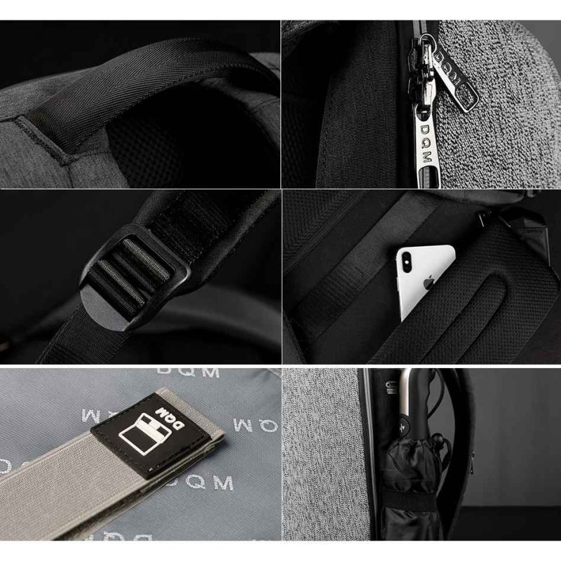 Рюкзак Tigernu D-83351 15.6" Black Grey