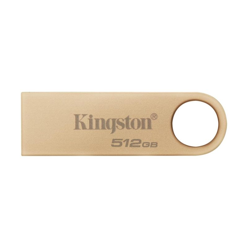 Флеш-накопичувач Kingston USB 3.2 SE9 G3 512GB 220MB/s Metal/Gold