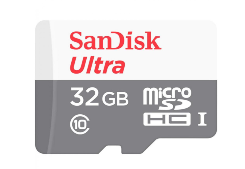 Карта пам'яті microSDHC (UHS-1) SanDisk Ultra 32Gb class 10 A1 (100Mb/s) (adapter SD)