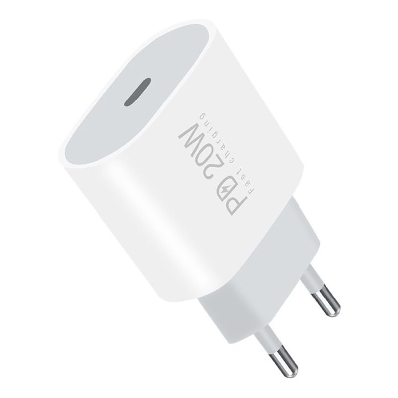 Мережевий зарядний пристрій WUW-C178 1Type-C PD20W  white