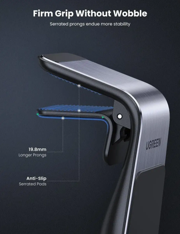 Автотримач для телефона UGREEN LP290 Waterfall Magnetic Phone Holder