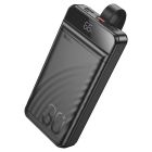 Зовнішній акумулятор HOCO J123B Element 22.5W+PD20W fully compatible power bank with digital display(30000mAh) Black