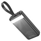 Зовнішній акумулятор HOCO J123B Element 22.5W+PD20W fully compatible power bank with digital display(30000mAh) Black