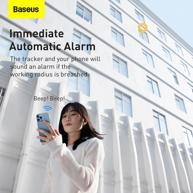 Трекер Baseus T2 Pro Smart Device Tracker White