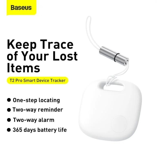 Трекер Baseus T2 Pro Smart Device Tracker White