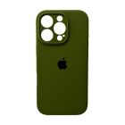 Чохол для смартфона Silicone Full Case AA Camera Protect for Apple iPhone 16 Pro 29,Army Green