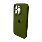Чохол для смартфона Silicone Full Case AA Camera Protect for Apple iPhone 16 Pro 29,Army Green