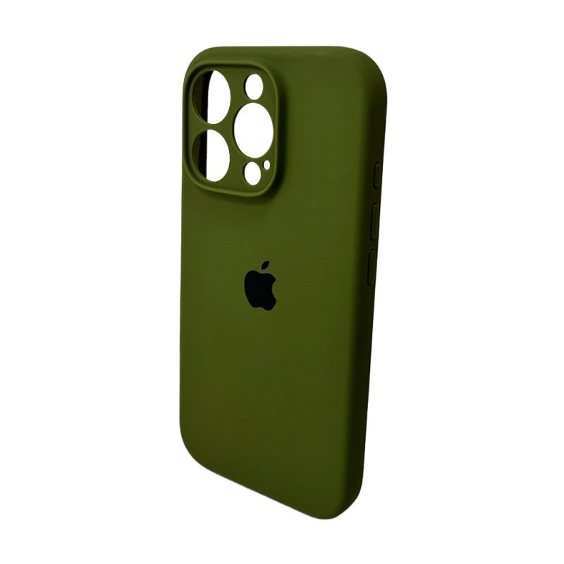 Чохол для смартфона Silicone Full Case AA Camera Protect for Apple iPhone 16 Pro 29,Army Green