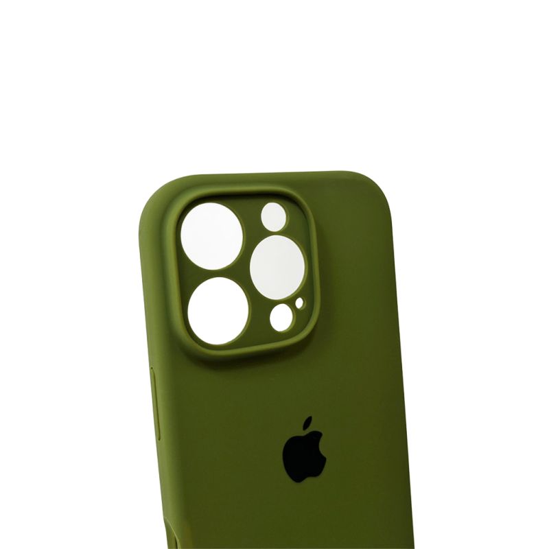 Чохол для смартфона Silicone Full Case AA Camera Protect for Apple iPhone 16 Pro 29,Army Green