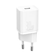Мережевий зарядний пристрій Baseus Super Si quick charger IC 30W EU White