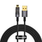 Кабель Baseus Explorer Series Auto Power-Off Fast Charging Data Cable USB to IP 2.4A 1m Black