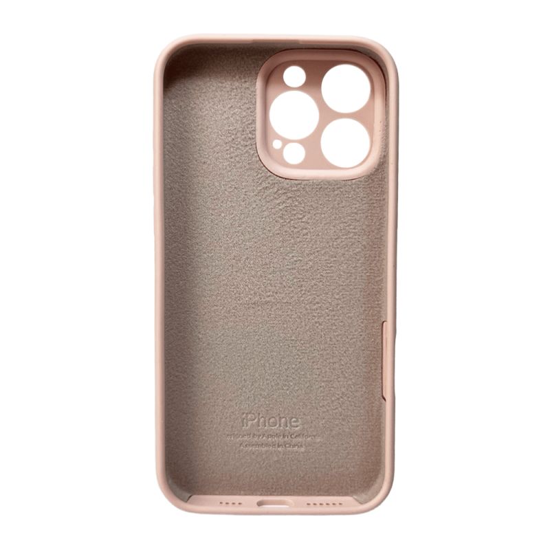 Чохол для смартфона Silicone Full Case AA Camera Protect for Apple iPhone 16 Pro 15,Pink Sand