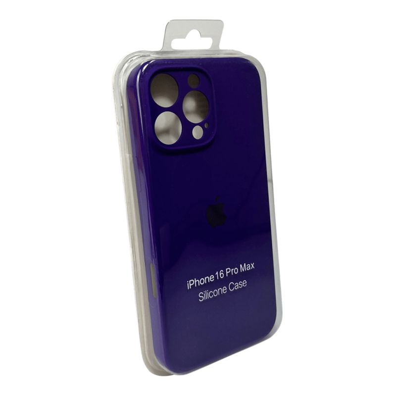 Чохол для смартфона Silicone Full Case AA Camera Protect for Apple iPhone 16 Pro 22,Dark Purple
