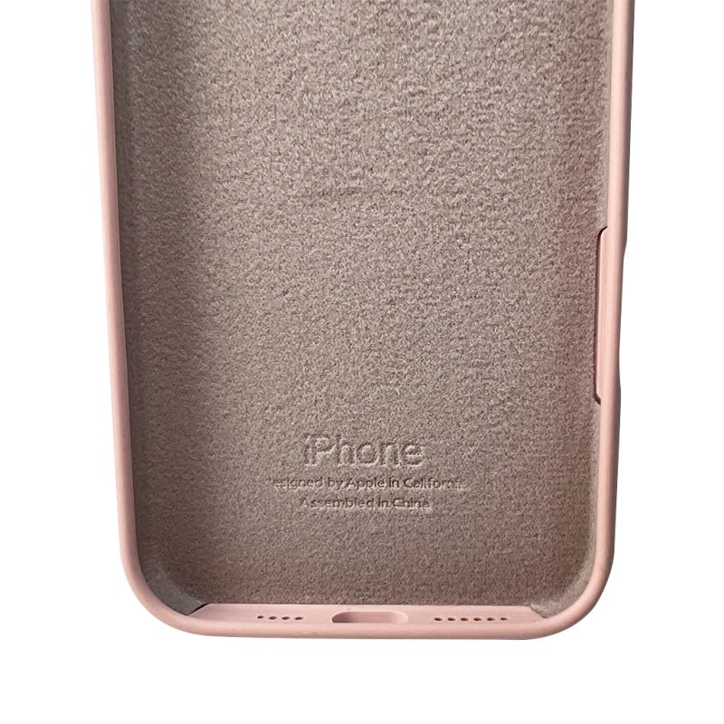 Чохол для смартфона Silicone Full Case AA Camera Protect for Apple iPhone 16 Pro Max 15,Pink Sand