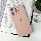 Чохол для смартфона Silicone Full Case AA Camera Protect for Apple iPhone 16 Pro Max 15,Pink Sand