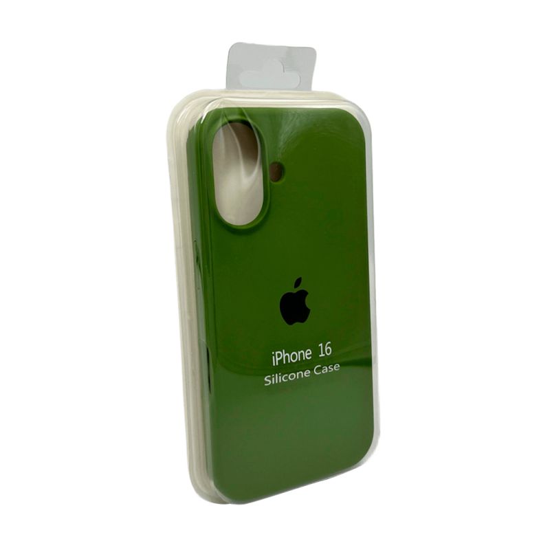 Чохол для смартфона Silicone Full Case AA Open Cam for Apple iPhone 16 29,Army Green