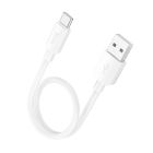 Кабель HOCO X96 Hyper 27W charging data cable Type-C (L=0.25M) White