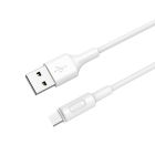 Кабель HOCO X25 USB to Micro 2A, 1m, PVC, PVC connectors, White