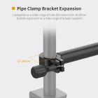 Штатив-тримач Ulanzi Vijim Desktop Flexible Arm/Light Stand(With Clip/Two Stages) (UV-2665 LS04)