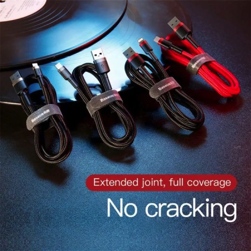 Кабель Baseus Cafule Cable USB For Lightning 1.5A 2m Gray+Black
