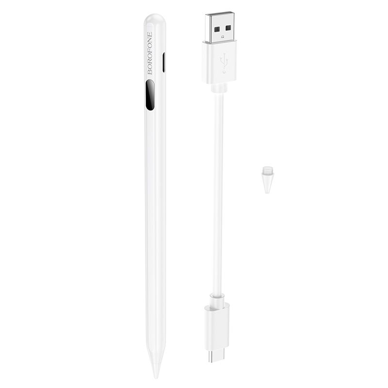 Стилус BOROFONE BG101 Active capacitive pen with digital display pad dedicated White
