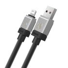 Кабель Baseus CoolPlay Series Fast Charging Cable USB to iP 2.4A 1m Black
